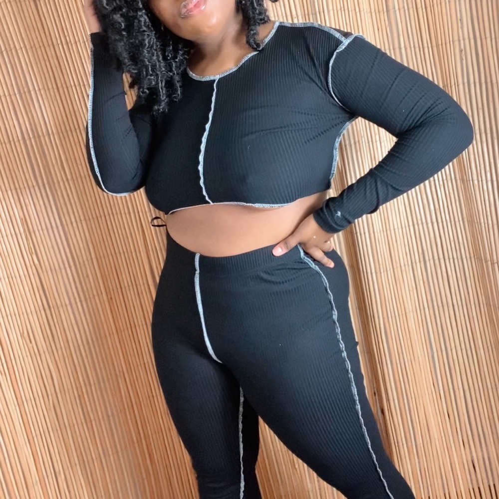 Crop Top & Leggings Set